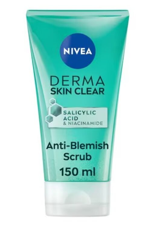 Nivea Derma Skin Clear Anti-Blemish Face Scrub 150Ml