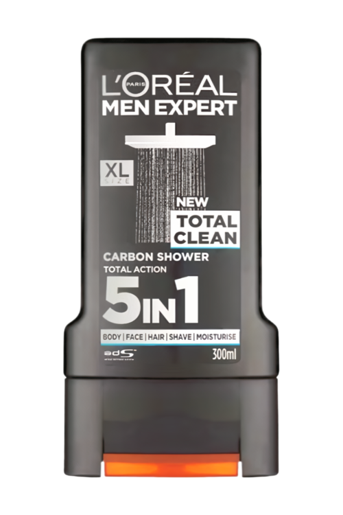 L’Oreal Men Expert 5in1 Pure Carbon Shower Gel 1 Litre